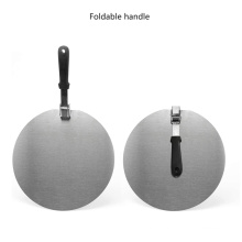 Yuming Factory Stainless Steel Pizza Peel, Metal Pizza Paddle with Plastic Handle Easy To Store